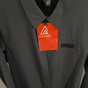 Ripzone Men's Gray Lightweight Shirt Jacket